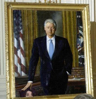 Official Clinton portrait unveiled « Spraggett on Chess