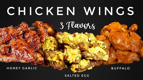 CHICKEN WINGS RECIPE IN 3 FLAVORS | THE BEST CHICKEN WINGS | EASY RECIPE | #food #howto #easy ...