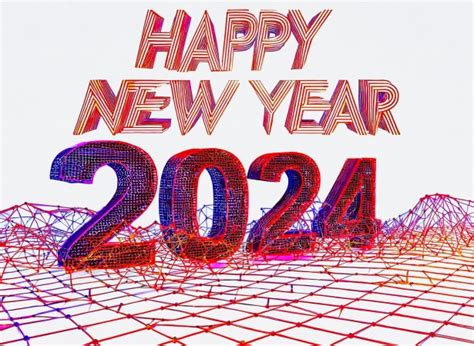 New Year 2024, Greeting Card Free Stock Photo - Public Domain Pictures