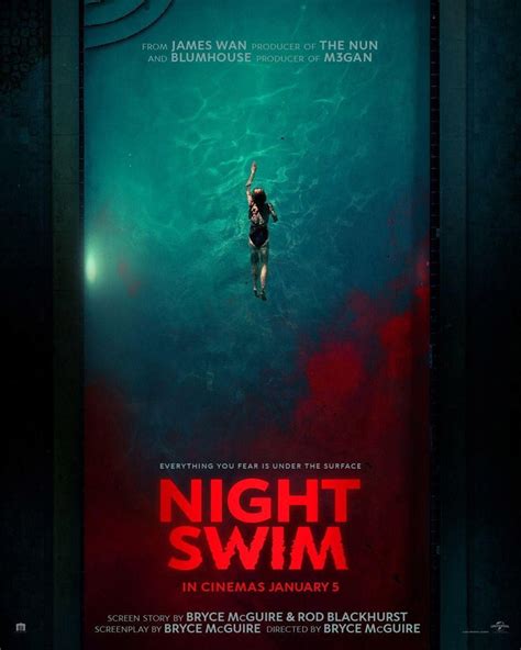 Scary Trailer #2 for Swimming Pool Horror 'Night Swim' by Blumhouse ...