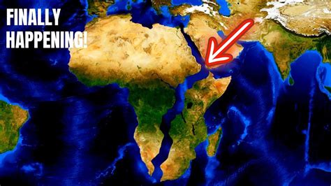 SCIENTISTS ALERT - A Terrifying New Ocean Is Forming In Africa - YouTube