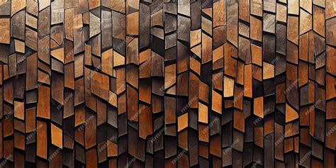 Premium Photo | Design of dark wood background. 3D illustration. Brown ...