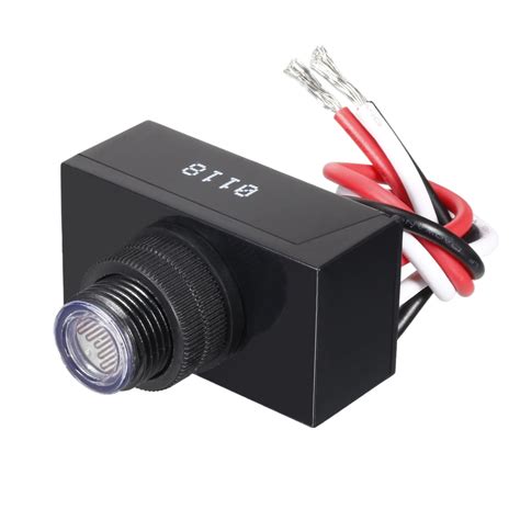 1-6Pcs Waterproof Photocell Light Sensor Dusk to Dawn Control Switch Flush Mount Business ...