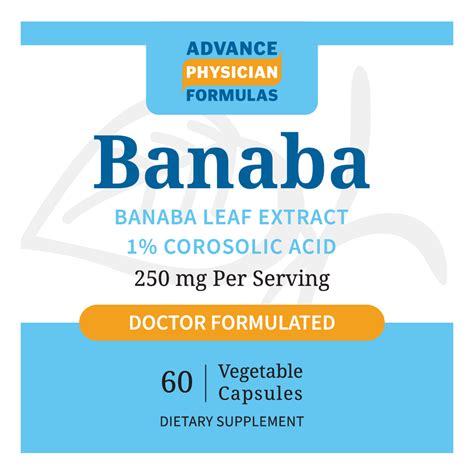 Banaba Extract with 1% Corosolic Acid, 250 mg, 60 Vegetable Capsules ...