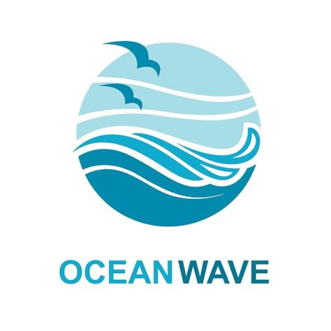 Premium Vector | Ocean logo design