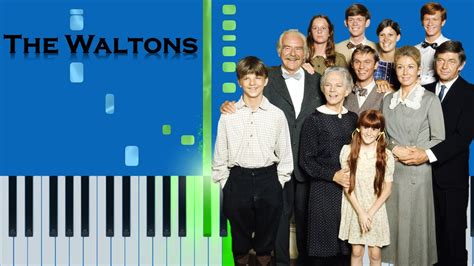 The Waltons TV Theme Song (Slow Easy) Piano Synthesia Tutorial - YouTube