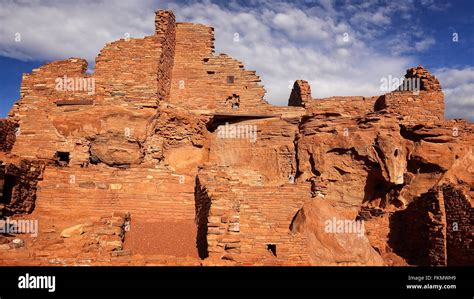 Ancient native american ruins at Wupatki National Monument in Arizona Stock Photo - Alamy