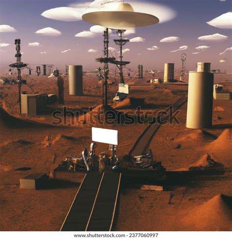 Sci Fi Mars City Future AI-generated image 2377060997 | Shutterstock