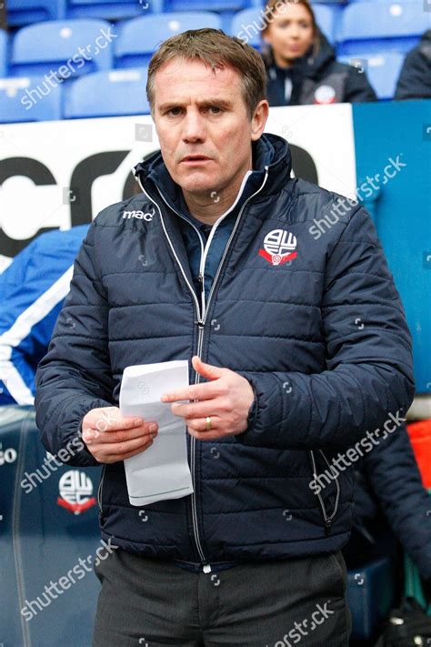 Bolton Wanderers Manager Phil Parkinson During Editorial Stock Photo ...