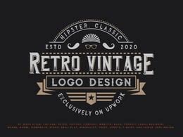 Paper Stationery Logo Design Retro Logo Design Vintage Logo Creation Custom Logo Custom Logo ...