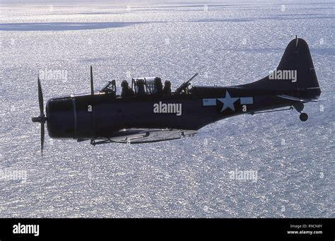 WWII Douglas SBD Dauntless Dive Bomber Stock Photo - Alamy