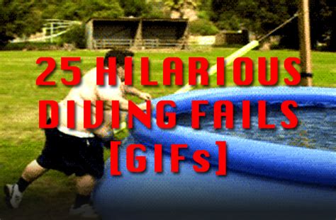 25 Hilarious Diving Fails (GIFs) | Total Pro Sports