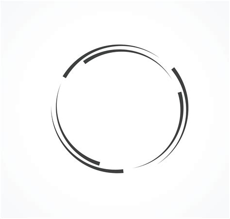 Abstract Lines in Circle Form, Design element, Geometric shape, Striped ...