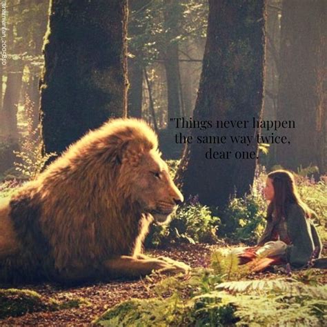 Aslan and Lucy | Aslan Quote #narnia | As crônicas de nárnia, Imagens ...