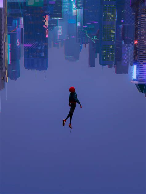 Spider-Man, Miles Morales, artwork, cityscape, Spider-Man: Into the ...