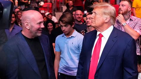 Donald Trump receives cheers at UFC 290 during appearance with Dana ...