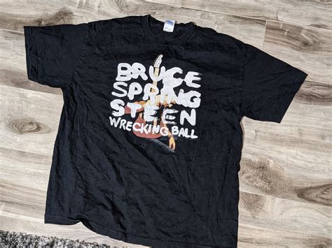 Vintage Bruce Springsteen wrecking Ball tour shirt | Grailed