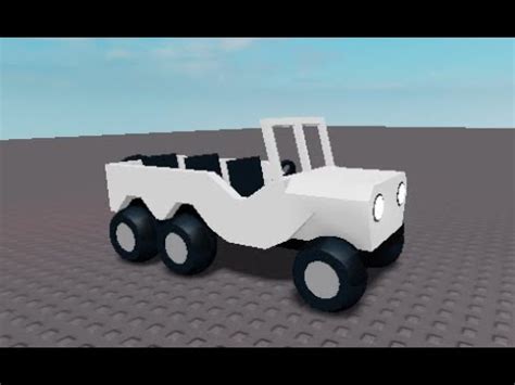 ROBLOX - 6 Wheeled Default jeep - YouTube