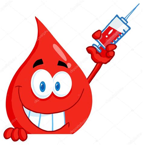 Blood Drop Character Stock Vector Image by ©HitToon #61084503