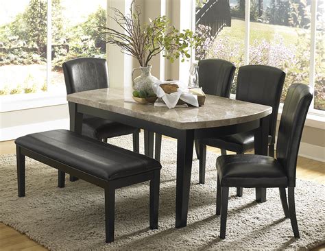 Beautiful Granite Dining Table Set – HomesFeed