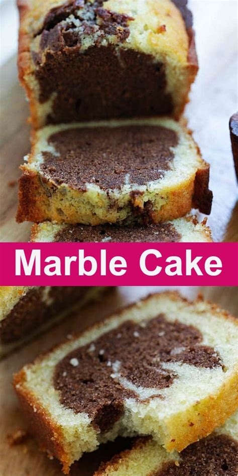 Marble Cake (Easy and the Best Recipe!) - Rasa Malaysia