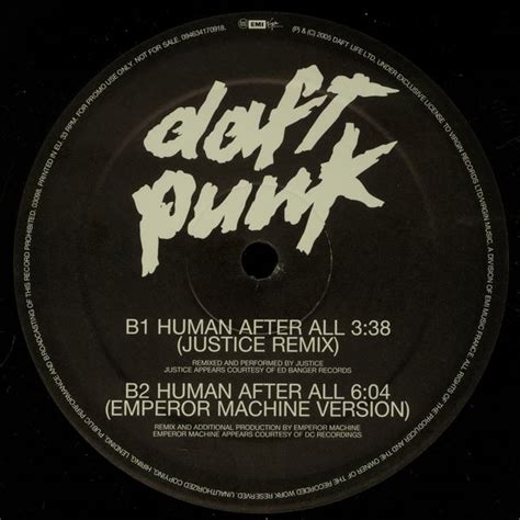 Daft Punk - Human After All | Daft punk, Punk love, Human after all