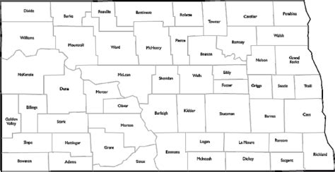 Map of North Dakota | Political, County, Geography, Transportation, And Cities Map | WhatsAnswer