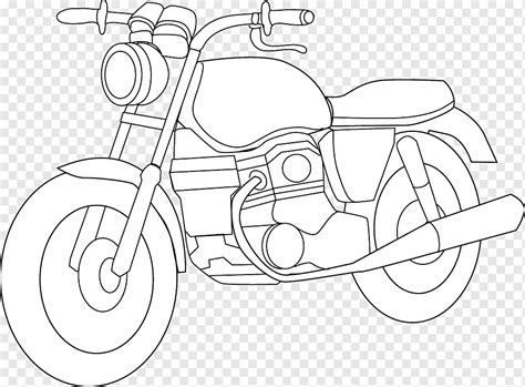 line drawing of harley davidson - lovebirdsartdrawings