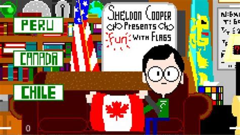 Sheldon Cooper Presents Fun with Flags — Web App Game | Browser Craft