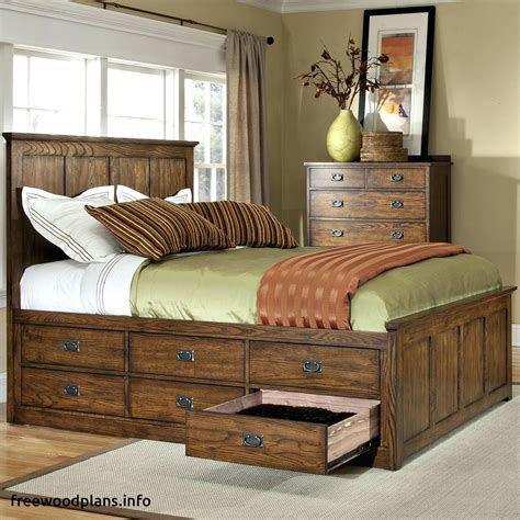 55 Crib Woodworking Plans 2018 | Bed frame with drawers, Bed frame with ...