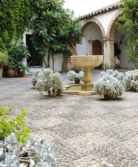 Palacio de Viana - Typical Andalusian patio Stock Photo | Adobe Stock