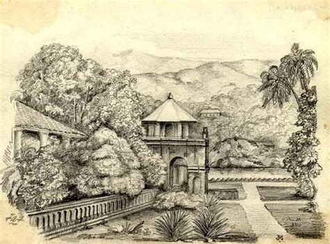 Temple of the Tooth at Kandy, Sri Lanka 1865