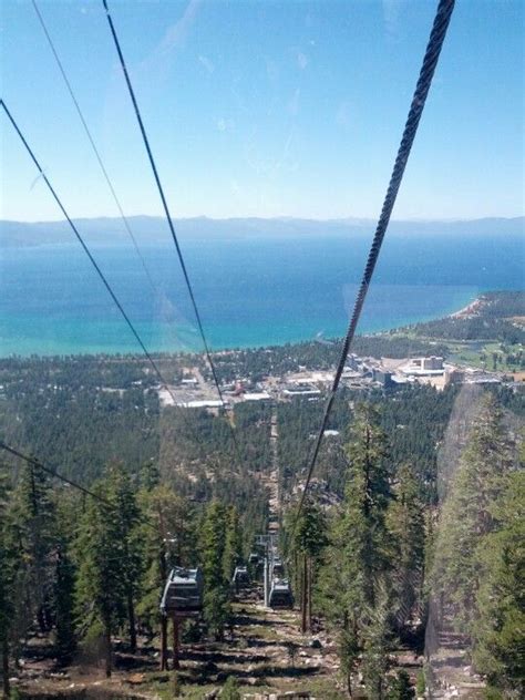 Heavenly gondola ride at lake Tahoe | Lakes in california, Tahoe, Reno tahoe