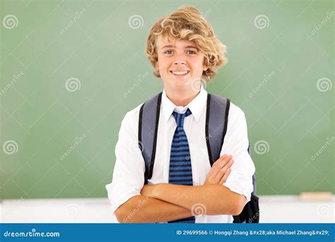 High school student stock photo. Image of learner, blonde - 29699566