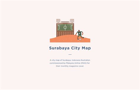 Surabaya Map // Malaysia Airline :: Behance