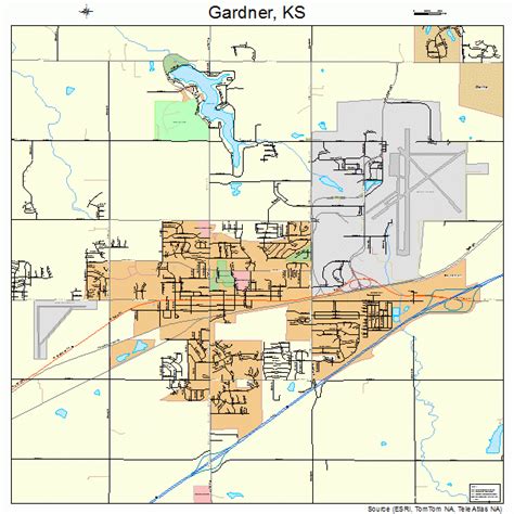 Gardner Kansas Street Map 2025425