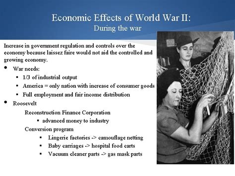 The Diplomatic and Economic Effects of World War