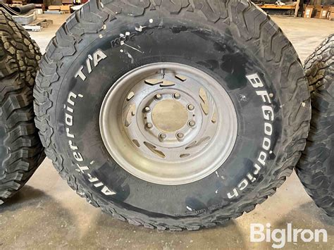 BF Goodrich All-Terrain T/A Tires On Aluminum Rims BigIron Auctions