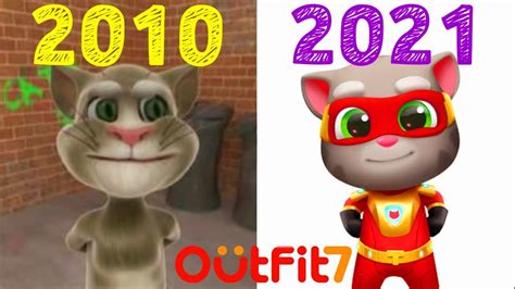 Evolution Of Outfit7 Games 2010-2021 - YouTube