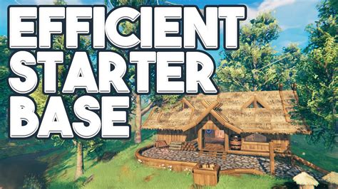 How to Build an Efficient Starter Base (Exterior and Interior) | Valheim - YouTube