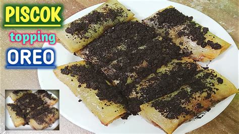 RESEP PISCOK topping OREO - YouTube