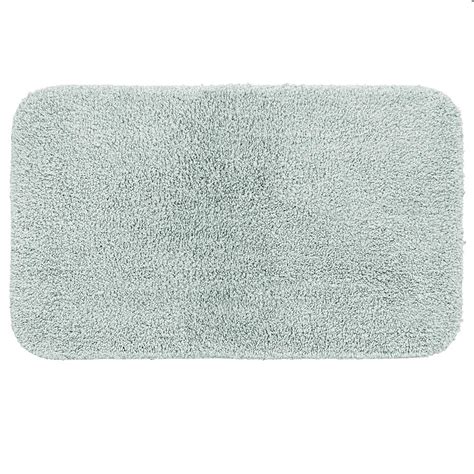 Mohawk Basic Bath 19.5 in. x 32 in. Nylon Bath Mat in Light Blue-355455 ...