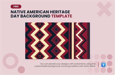 Free Native American Heritage Background Template - Edit Online ...