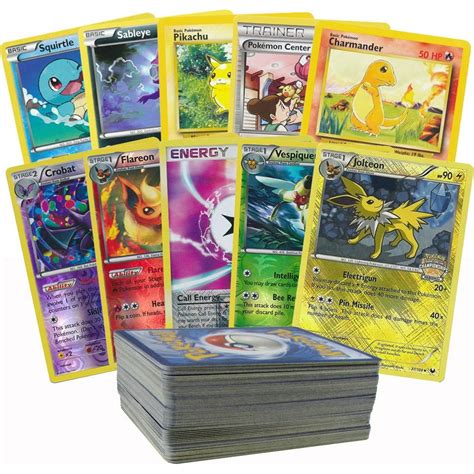 100 Assorted Pokemon Cards with Foils and 10 Promos! - Walmart.com - Walmart.com