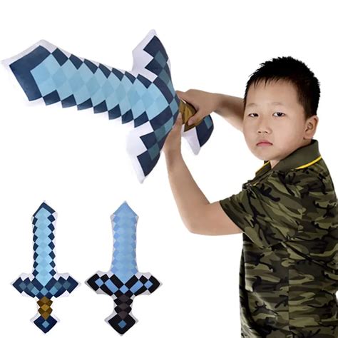 Minecraft Diamond Sword Plush Stuffed Toys - Dota 2 Store