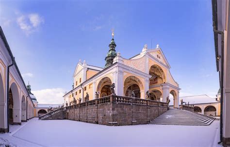 Church of Baroque Monastery at Svata Hora -the Holy Mountain. Pribram ...