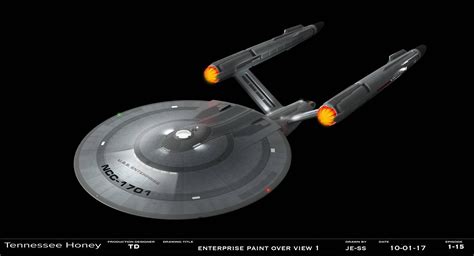 Star Trek Discovery USS Enterprise concept art by John Eaves in 2021 ...