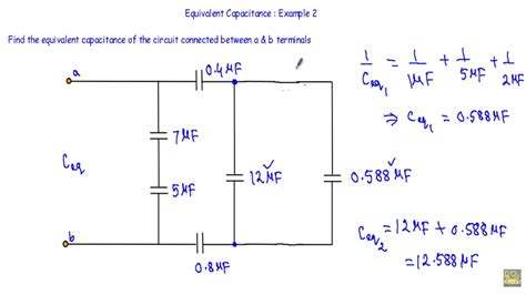 Equivalent Capacitance : Example 2 - YouTube