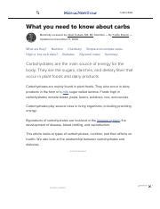 Carbohydrates Uses health benefits nutrition and risks.pdf - SUBSCRIBE ...