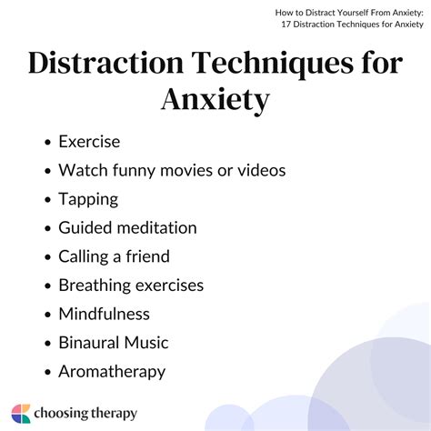 17 Distraction Techniques for Anxiety